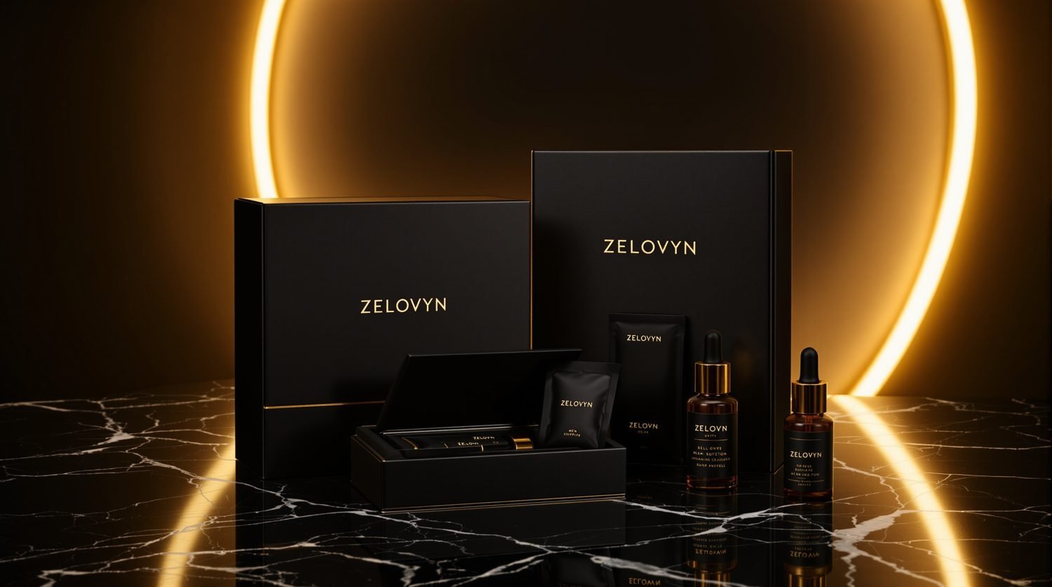 The complete Zelovyn 90-Day Protocol — three sealed boxes delivered together